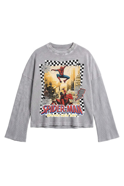 SPIDEY-01 WAFFLE TEE