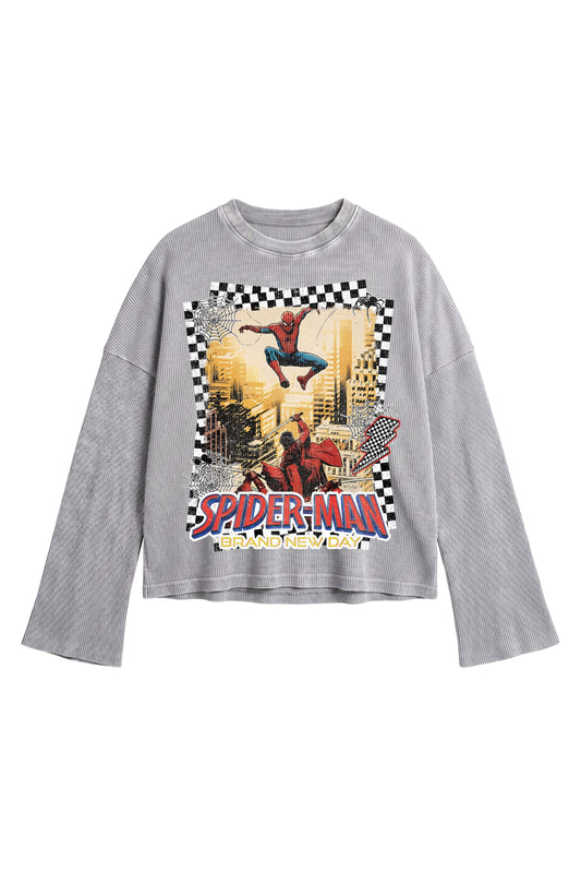 SPIDEY-01 WAFFLE TEE